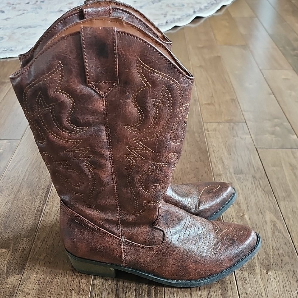 Brown Western Cowboy Boots